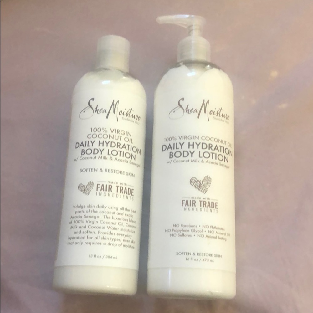 Shea moisture brand new lotions coconut